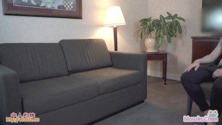 Cuckold Husband Call the Guy to Penetrate Fuck the Wife in Front, so He can Watch and ENJOY LATER