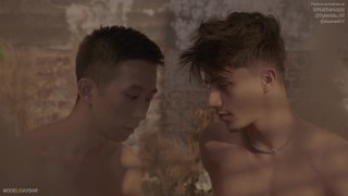 Dreamy hung Latino jock fucks Asian boyfriend hard, Tyler Wu & Nathan