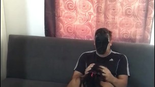 I ride my boyfriend’s cock in my living room.