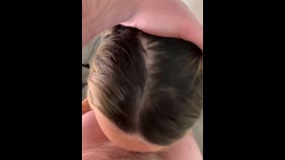 Sloppy facefuck and huge facial ruins sluts makeup