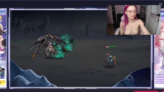 Une geekette française se fait jouir en jouant à Aeons Echo de NUTAKU – PORN HENTAI GAME