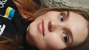 a beautiful girl flirting with you.