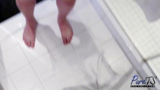 BTS POV sex with Aria Sativa