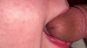 Cum shot on face