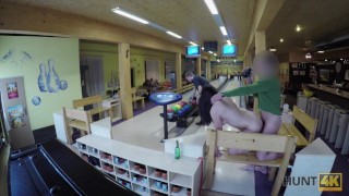 HUNT4K. Sex in a bowling place – I’ve got strike!