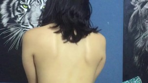 I ask my girlfriend to ride my cock until I cum inside.