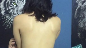 I ride my boyfriend’s cock until he cums inside me.