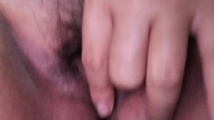 Pinay fingering and big tits