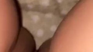 Pov playing with my tight pussy while im alone