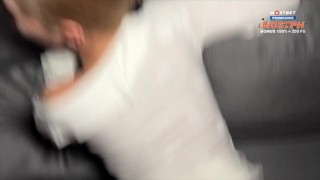 Sex with a neighbor who asked to turn off the music. Hot slut is cheating her husband