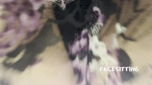 Sitting on your face with my big ass and make you enjoy my pussy. Facesitting POV