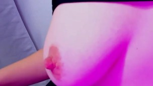 teasing with my tits and pussy
