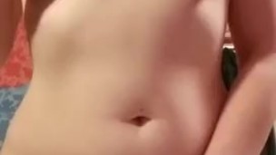 19 Year Old Teen Babe Moans and Cums HARD in College Dorm Room