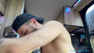2 BOYFRIENDS RAW BREEDING by 2 SLEAZY lads CAMPER-VAN