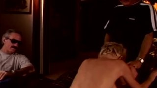 Amused Husband Watches Wifey Swing A Deep Moment Session