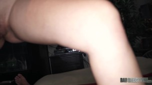 BadDaddyPOV – GORGEOUS BLONDE HAIR BLUE EYED ALYCE ANDERSON GETS HER SHAVED PUSSY FILLED WITH COCK