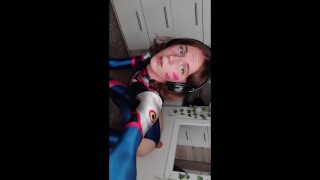 D.Va fucks herself