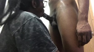 Ebony sucks soul out on me