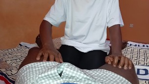 Ebony teen fucks good