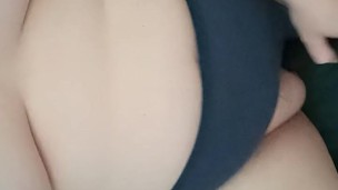 Horny BBW Girl Fat Pussy Rub Big Dildo Masturbating