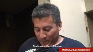 Horny worker fucking a daddy