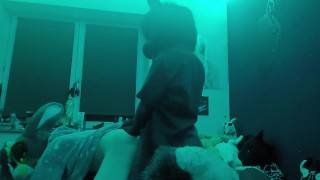 I got humped by a cute wolf xP (Murrsuit Porn)