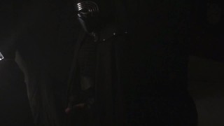 Kylo Ren Jerks His Cock While Teaching You About the Force