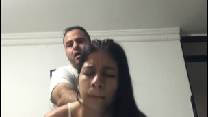 My stepdad fucks me doggy style.