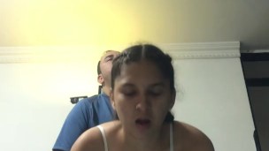 My sugar daddy fucks me doggy style.