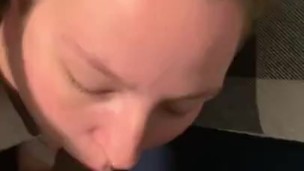 Part 1 of throat fucking my side bitch