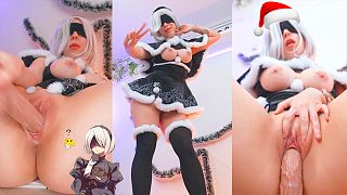POV: you are a dildo fucktoy and 2B can’t stop cumming on you / NierAutomata
