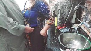Punjabi Village Maid Fucked in Kitchen By Her Owner While She is Working