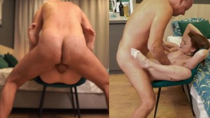 Skinny beauty gave me her tight ass for ROUGH ANAL ORGASM in the hotel (Part 2)