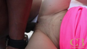 Squeezing Black Monster Cock Inside Kel Aguiar Tight Asshole Full