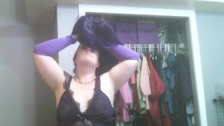 Trying on some clothes and lingerie