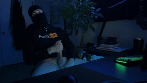 Watching your boyfriends pretty eyes while he strokes it *Loud Moaning*