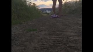 Compilation of a guy getting naked in public