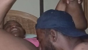 GORILLA P LICKING WET COOCHIE BEFORE FINGER FUCKING PINK PUSSY!!!!!!!!!