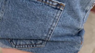 I jerk off watching my wife do the housework and I cum on her butt