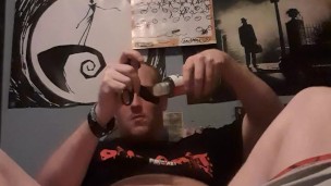 Masturbation with anal toy part #1