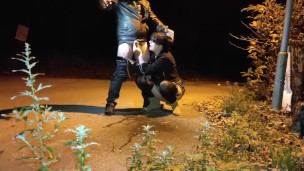 Mother-in-law helped son-in-law to pee