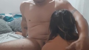 My horny neighbor fills my ass with cum before his wife gets home from work