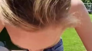 my skinny come and give me a really good blowjob while i relax in the sun part 2