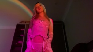 Perfect body girl with sexy boobs