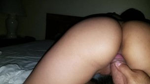 Teen girl with nice ass rides dick rcg style