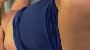 Waking up seven month pregnant babygirl for sexy fun